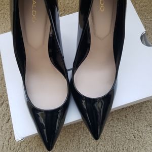 Black Patent Leather Pumps